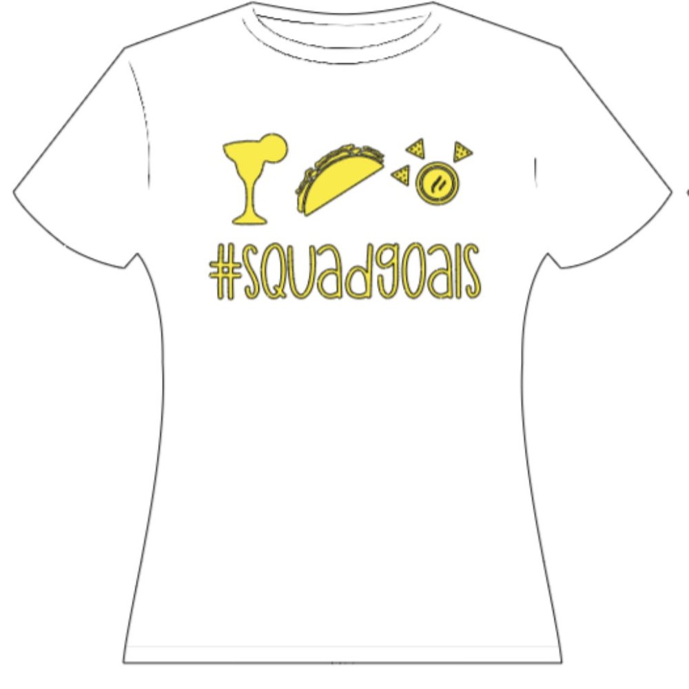 Custom-Made #SquadGoals T-Shirt - Picture 6 of 11
